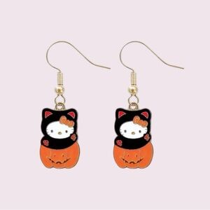 Sanrio Hello Kitty Pumpkin Dangle Earrings​